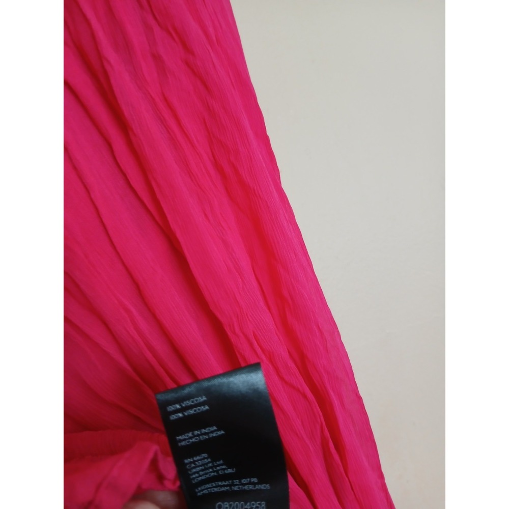 Anthropologie Dress XL Chiffon Maxi Boho Cottage Resort Beach Semi Formal - Picture 10 of 16